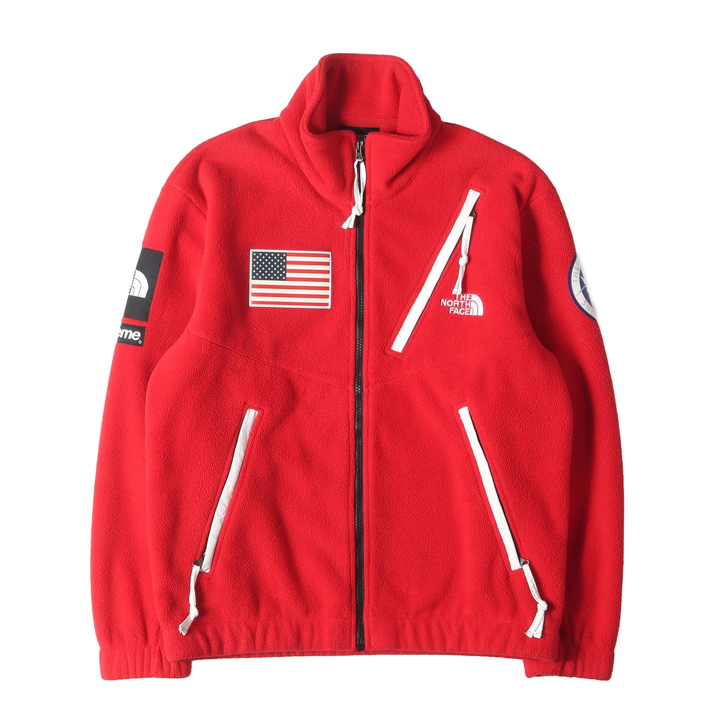 ×THE NORTH FACE 星条旗パッチ フリース ジャケット(Expedition Fleece Jacket)