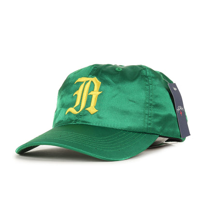 24SS オールドイングリッシュロゴ サテン 6パネルキャップ(Team Structure 6-Panel)