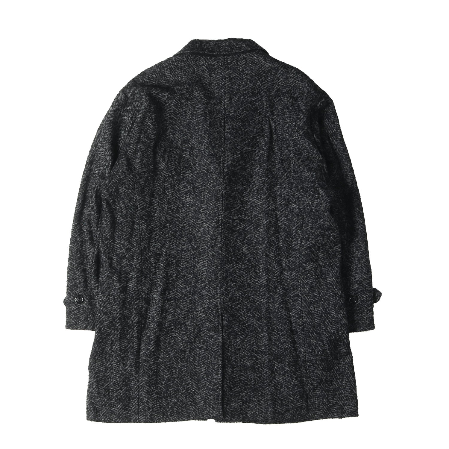 DESCENDANT (ディセンダント) ウール ミックス ヘリンボーン チェスターコート / ジャケット(LIOYD WOOL JACKET) –  ブランド古着の通販・買取 | BEEGLE by Boo-Bee