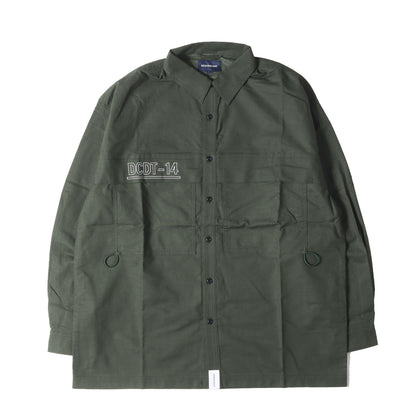 22SS パナマクロス オーバーサイズ フィッシングシャツ(PANAMA FISHING LS SHIRT)
