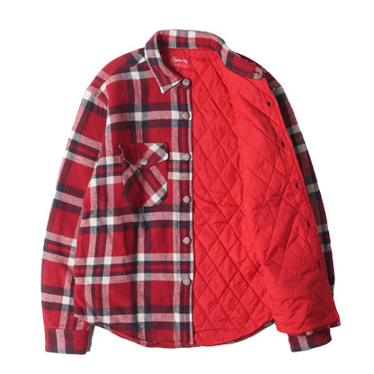 Supreme (シュプリーム) 裏地キルティング アーチロゴ チェック 