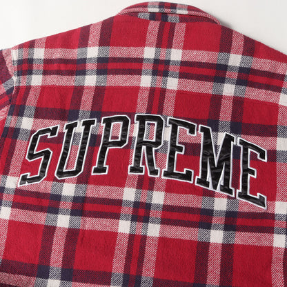 裏地キルティング アーチロゴ チェック フランネルシャツ(Quilted Arc Logo Flannel Shirt)