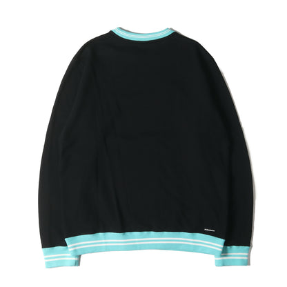 22AW ブランドロゴ カラーリブ スウェット(COLOR RIBBED CREWNECK SWEAT)
