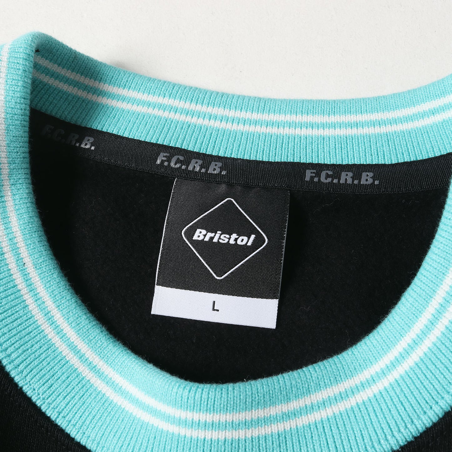 22AW ブランドロゴ カラーリブ スウェット(COLOR RIBBED CREWNECK SWEAT)
