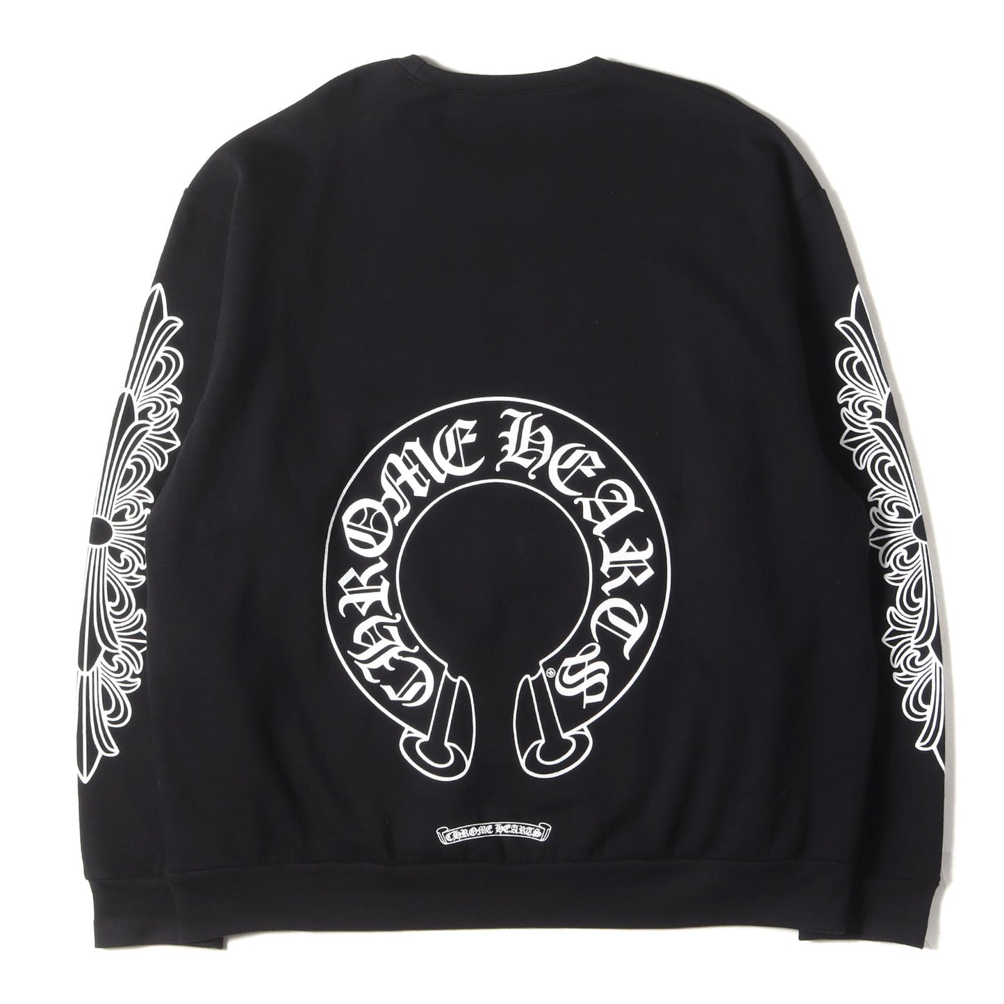 24年モデル フローラルクロス & スクロールラベル クルーネック スウェット(SWTSHRT PLVR)