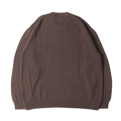 24SS オールドイングリッシュロゴ コットンニット セーター(Old English Sweater)