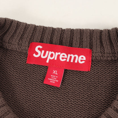 24SS オールドイングリッシュロゴ コットンニット セーター(Old English Sweater)