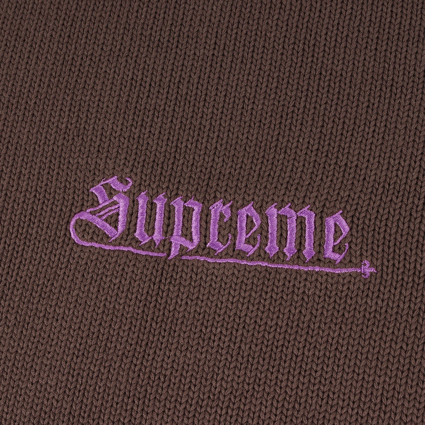 24SS オールドイングリッシュロゴ コットンニット セーター(Old English Sweater)