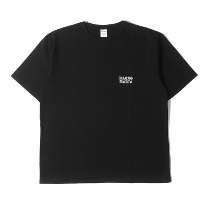 24SS ブランドロゴ刺繍 ヘビーウェイト Tシャツ(WASHED HEAVY WEIGHT CREW NECK T-SHIRT)