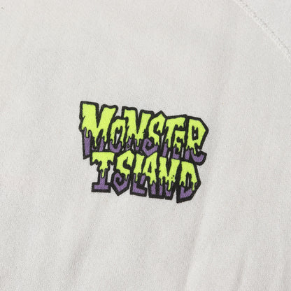 80s MONSTER ISLAND グラフィック プリント スウェット(デッドストック / USA製)