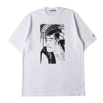 [希少 珍品] 90s 笑点 浮世絵 Tシャツ / 日本製 デッドストック