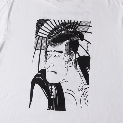 [希少 珍品] 90s 笑点 浮世絵 Tシャツ / 日本製 デッドストック