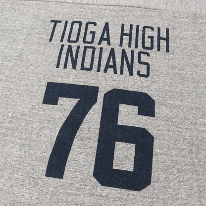 23AW 染み込みプリント 7分袖 フットボール Tシャツ(Lot 4063 TIOGA HIGH)