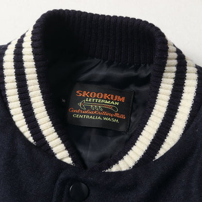 SKOOKUM (スクーカム) アメリカ屋別注 レザー切替し メルトン 