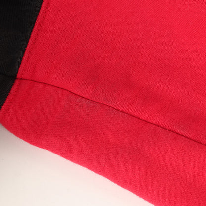 2トーンカラー フルジップ スウェット パーカー