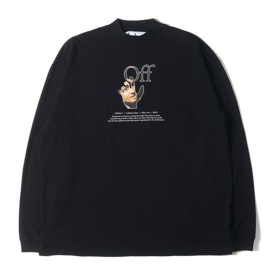 21AW オーバーサイズ モックネック ロングスリーブTシャツ(CARAV HAND OVER MOCKNECK)