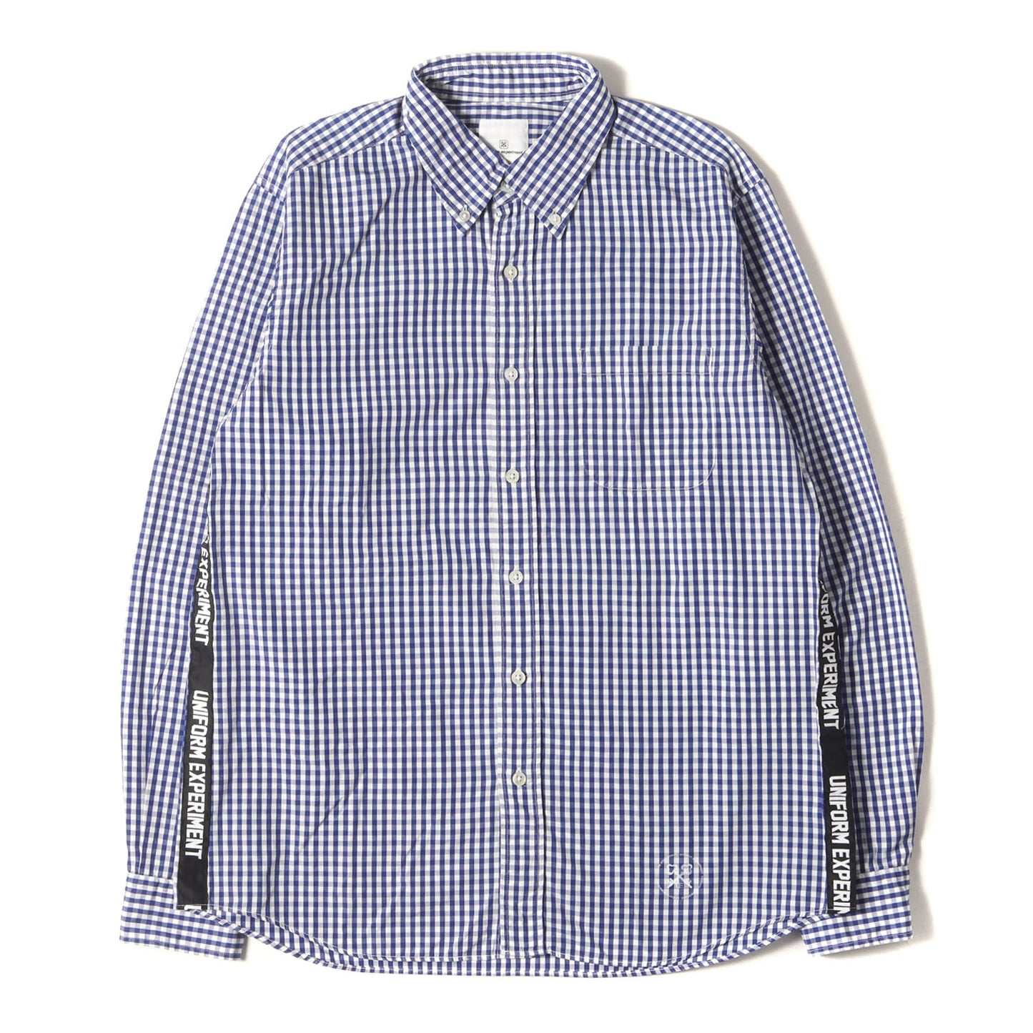 サイドテープライン ギンガムチェック ボタンダウンシャツ(GINGHAM CHECK TAPE LINE B.D SHIRT)