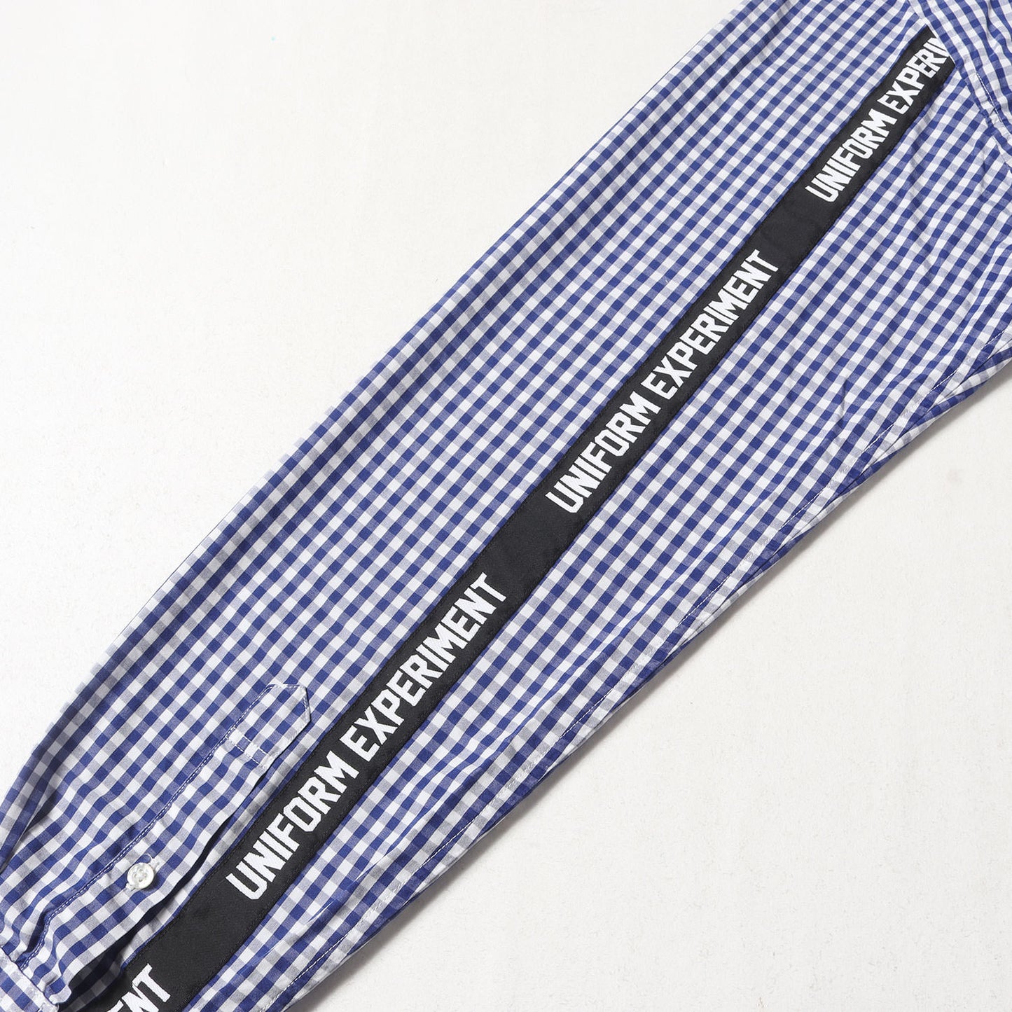 サイドテープライン ギンガムチェック ボタンダウンシャツ(GINGHAM CHECK TAPE LINE B.D SHIRT)