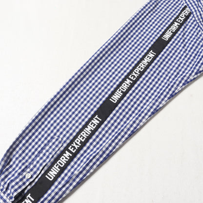 サイドテープライン ギンガムチェック ボタンダウンシャツ(GINGHAM CHECK TAPE LINE B.D SHIRT)