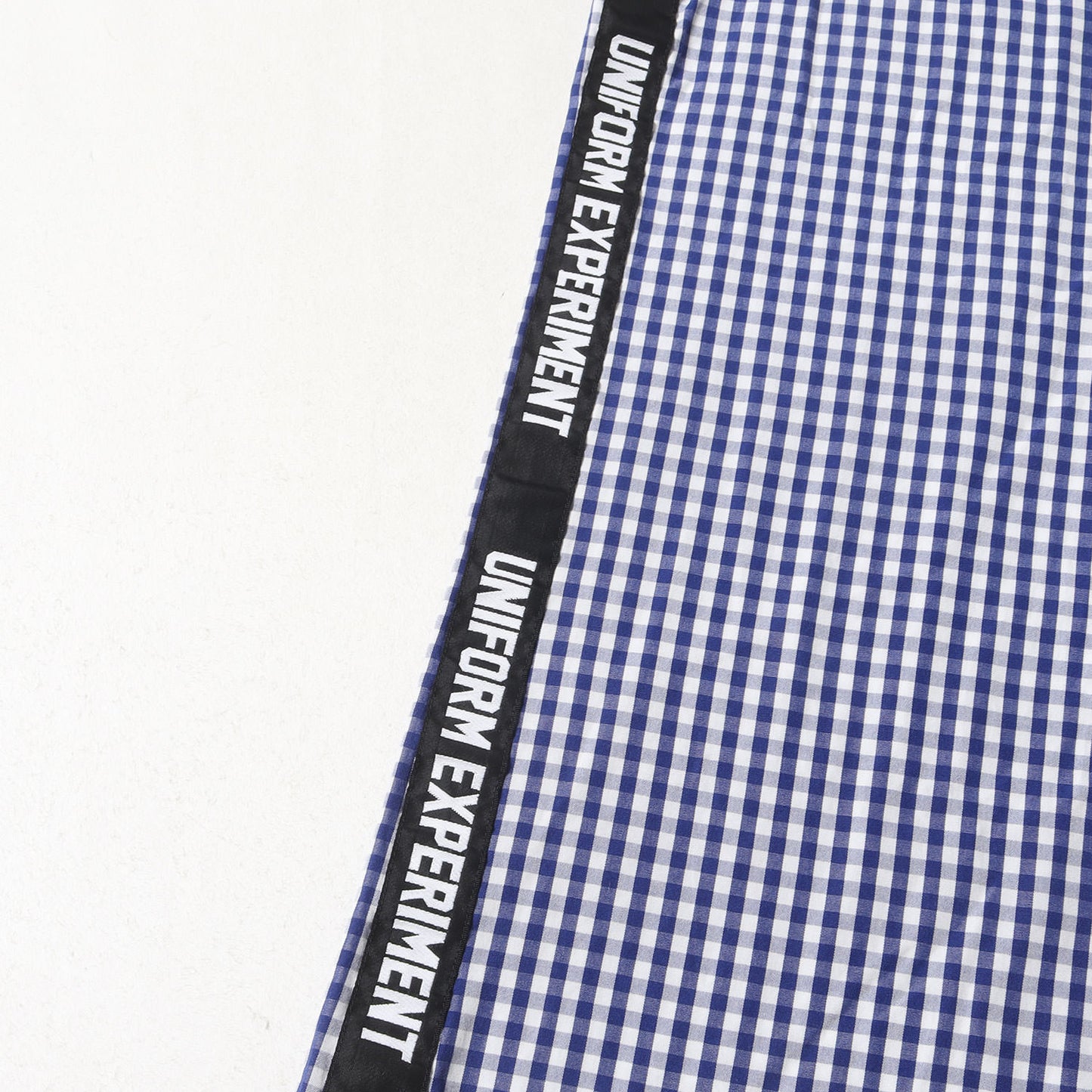 サイドテープライン ギンガムチェック ボタンダウンシャツ(GINGHAM CHECK TAPE LINE B.D SHIRT)