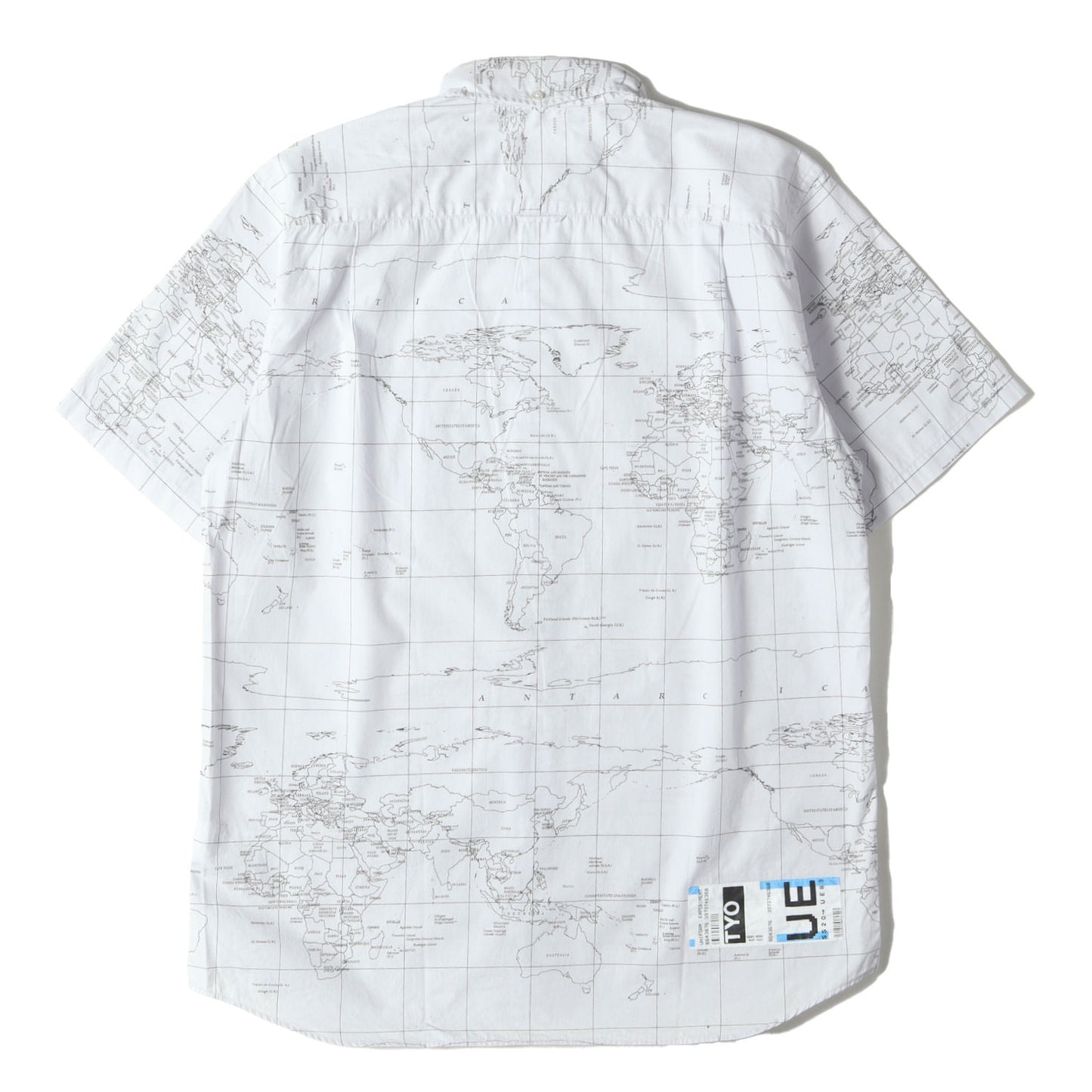 20SS マップ柄 ボタンダウン 半袖シャツ(S/S WORLD MAP B.D SHIRT)
