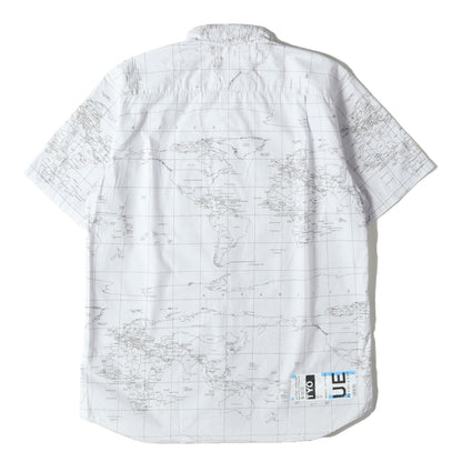 20SS マップ柄 ボタンダウン 半袖シャツ(S/S WORLD MAP B.D SHIRT)