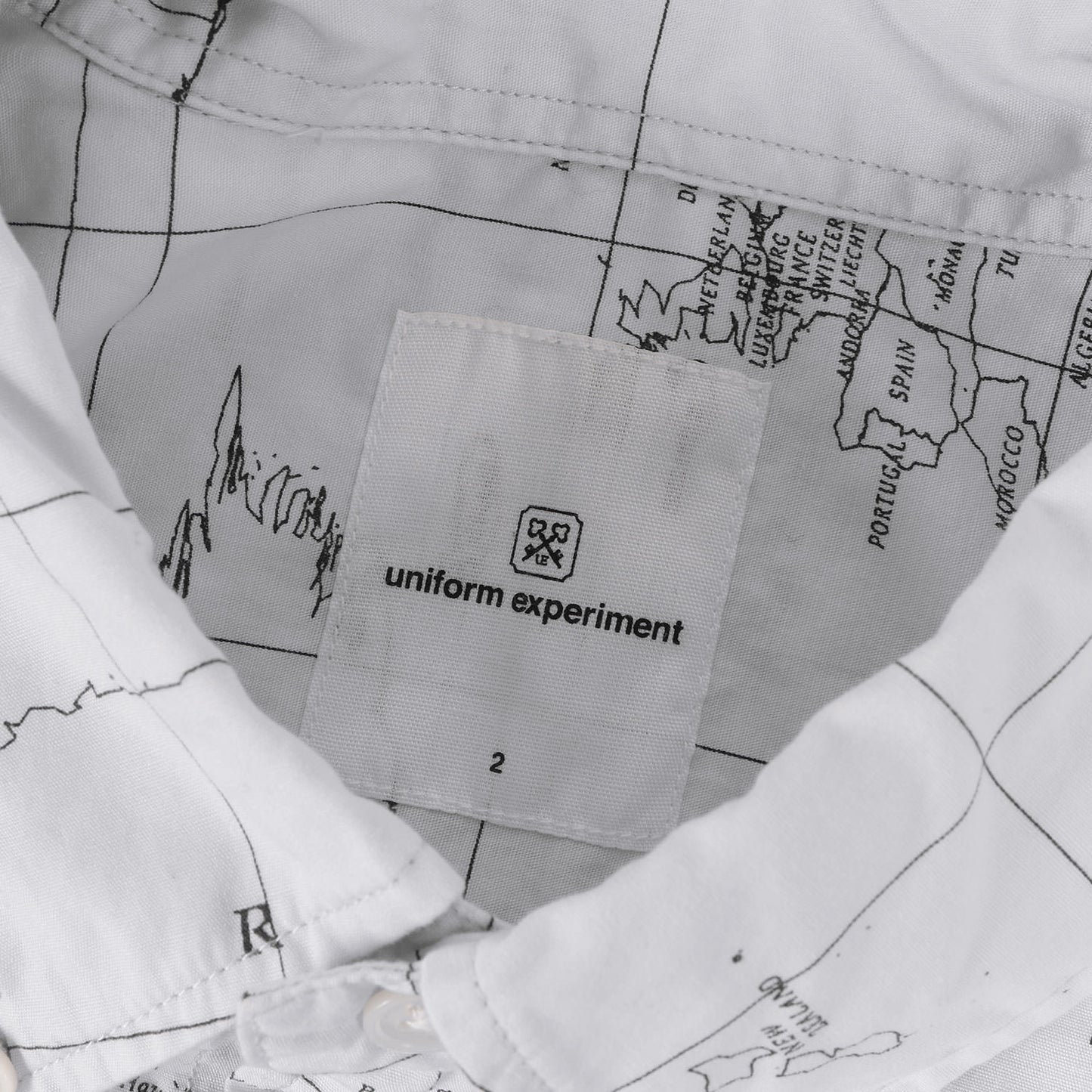 20SS マップ柄 ボタンダウン 半袖シャツ(S/S WORLD MAP B.D SHIRT)