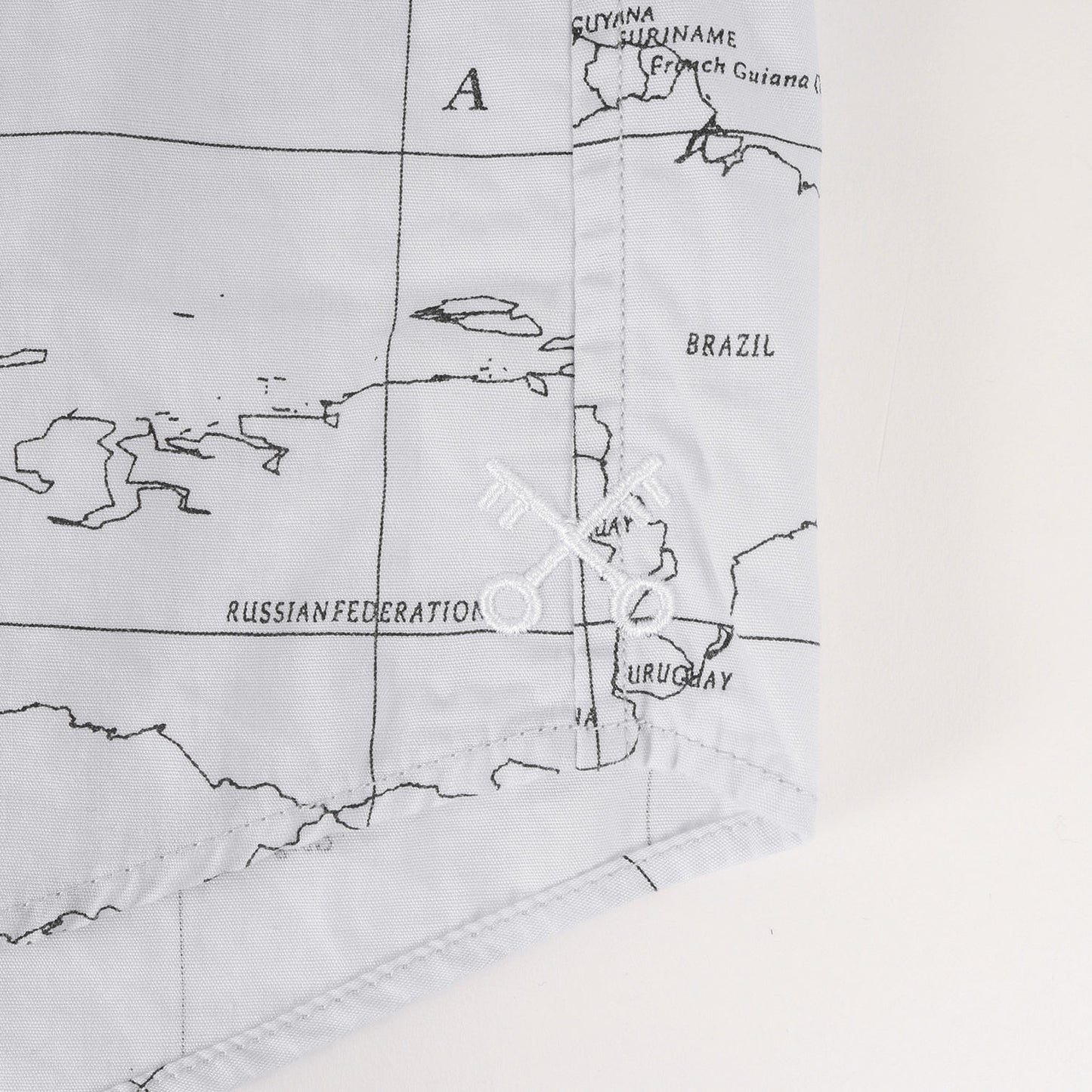 20SS マップ柄 ボタンダウン 半袖シャツ(S/S WORLD MAP B.D SHIRT)