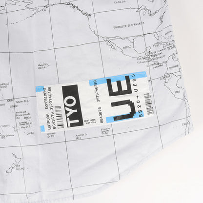 20SS マップ柄 ボタンダウン 半袖シャツ(S/S WORLD MAP B.D SHIRT)