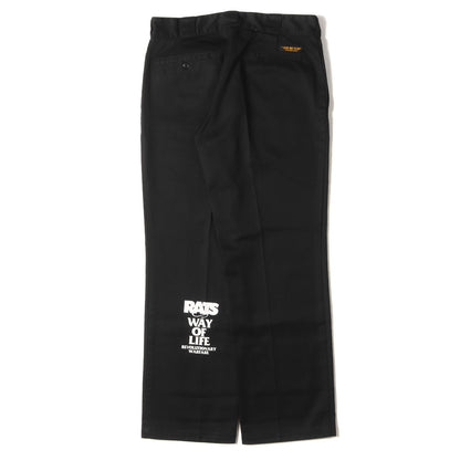 24SS WAY OF LIFEロゴ T/Cツイル ワークパンツ(T/C WORK PANTS PRINT)