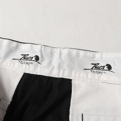 24SS WAY OF LIFEロゴ T/Cツイル ワークパンツ(T/C WORK PANTS PRINT)