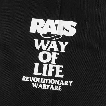 24SS WAY OF LIFEロゴ T/Cツイル ワークパンツ(T/C WORK PANTS PRINT)