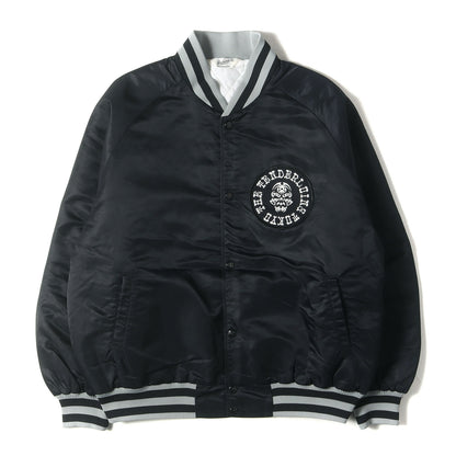 ボルネオスカル ナイロンサテン スタジャン / リブジャケット(T-NYLON RIB JKT)