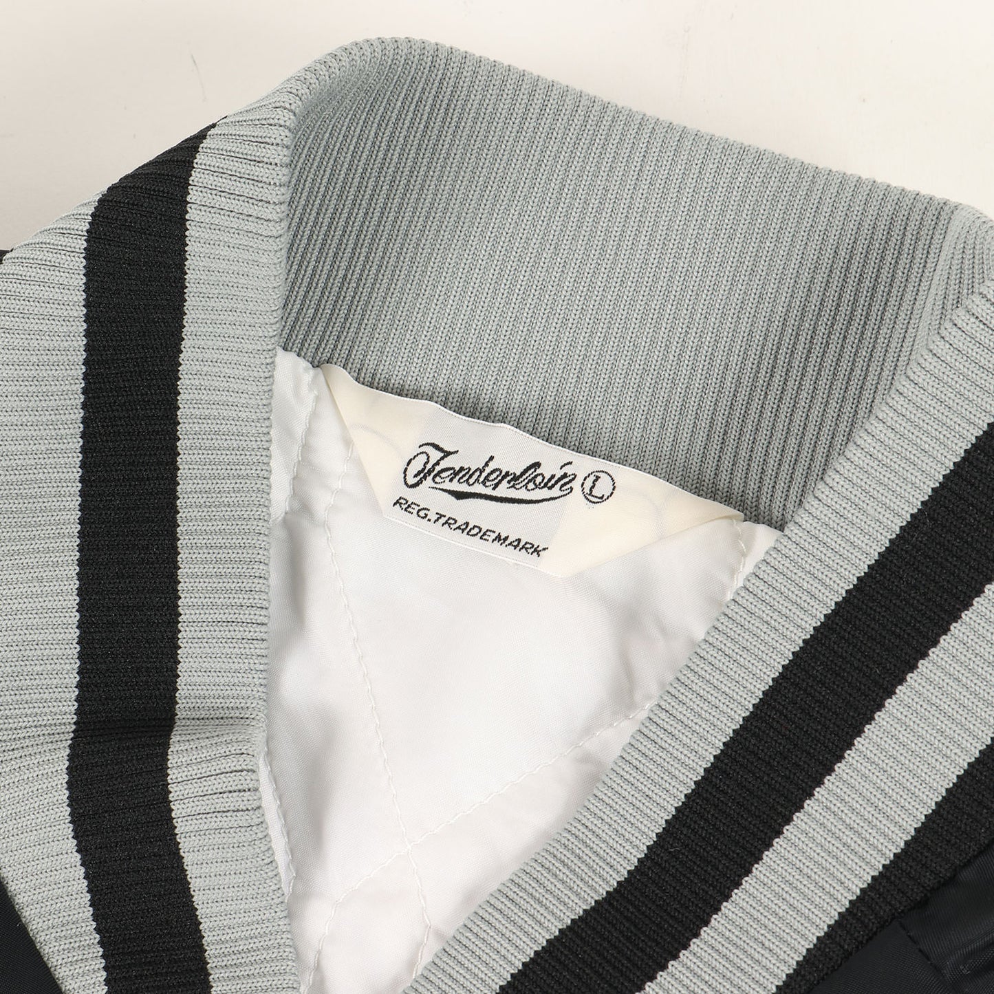 ボルネオスカル ナイロンサテン スタジャン / リブジャケット(T-NYLON RIB JKT)