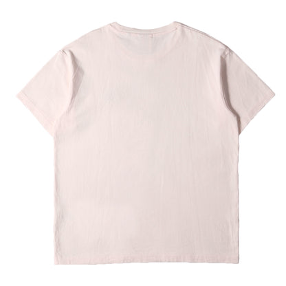 20SS ブランドロゴ刺繍 クルーネック Tシャツ