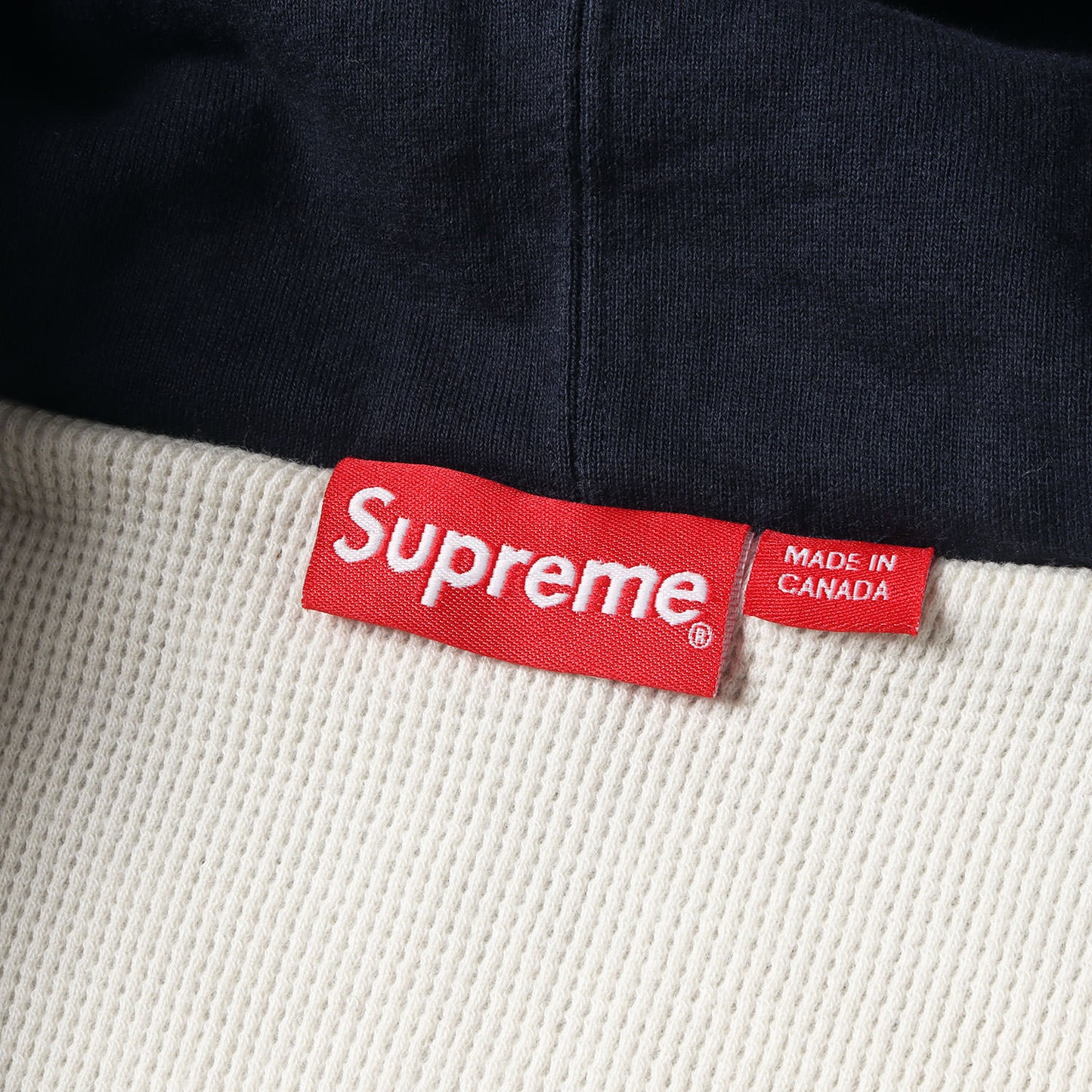 フードロゴ サーマル付き ジップ スウェット パーカー(3M Reflective Logo Thermal Zip Up)