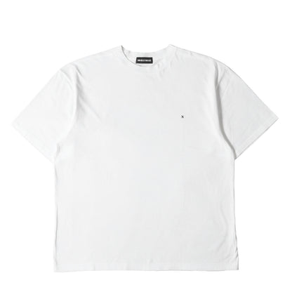 ワンポイト刺繍 クルーネック Tシャツ