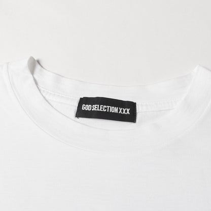 ワンポイト刺繍 クルーネック Tシャツ