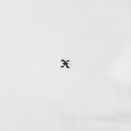 ワンポイト刺繍 クルーネック Tシャツ