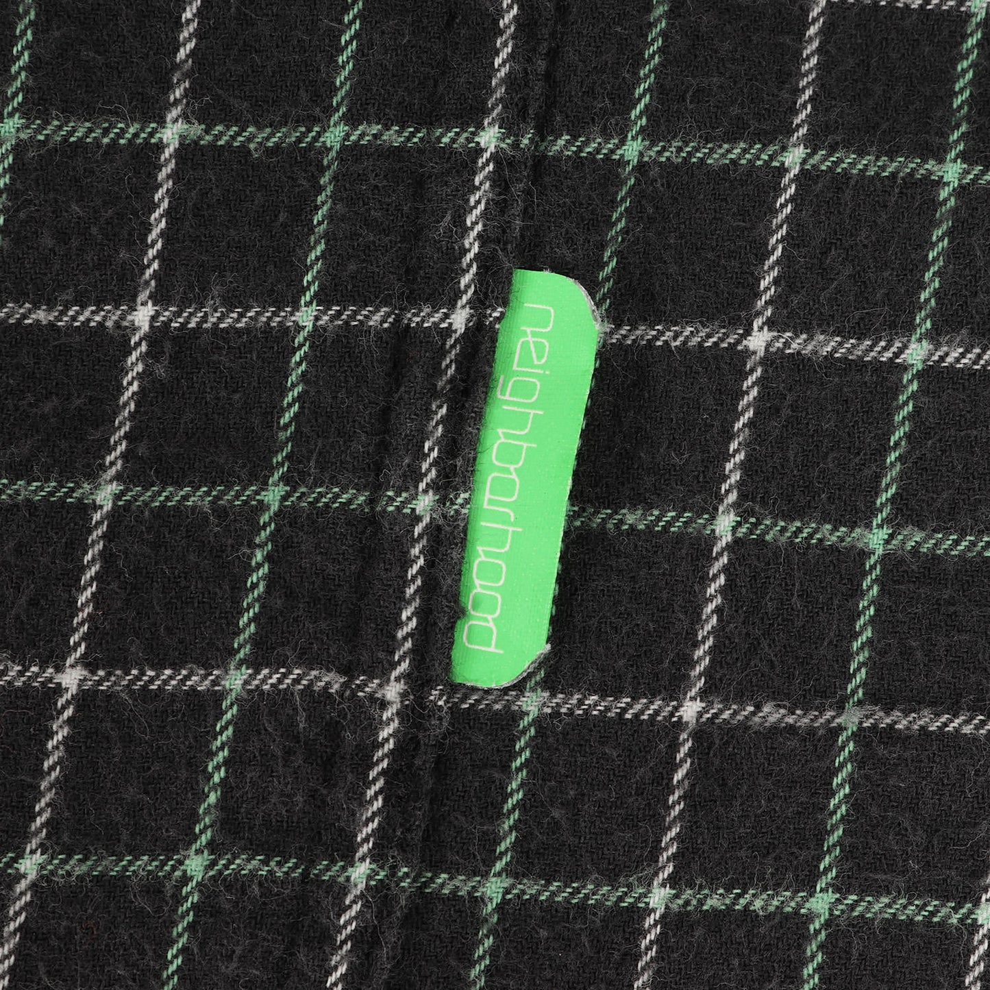 00s ネオンチェック フランネル 半袖シャツ