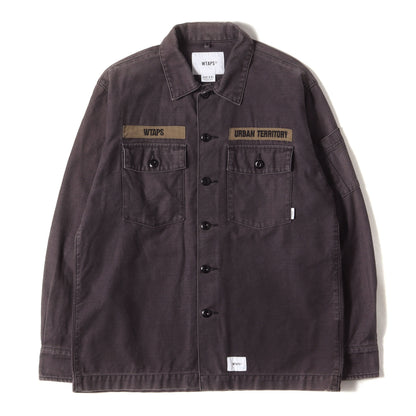 WTAPS (ダブルタップス) 20AW コットンサテン ミリタリーシャツ(BUDS 
