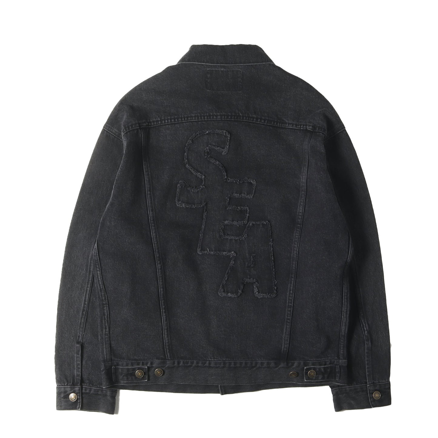24SS バックロゴ 3rdタイプ デニムジャケット(Sea Denim Jacket)