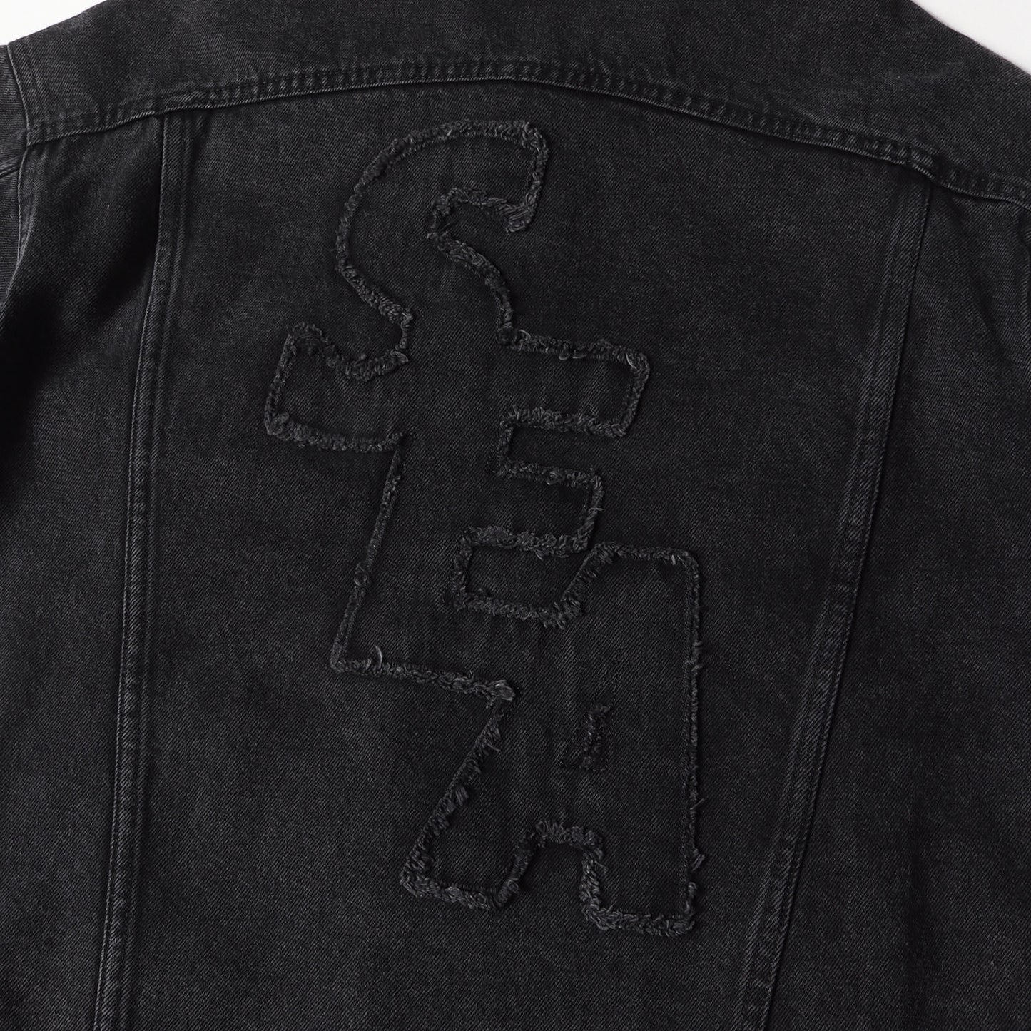 24SS バックロゴ 3rdタイプ デニムジャケット(Sea Denim Jacket)