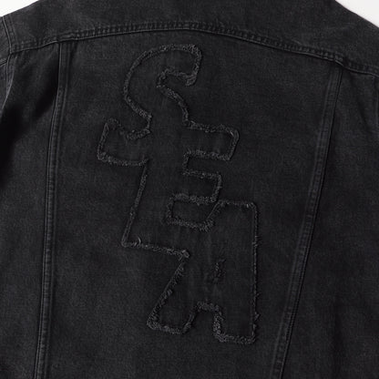 24SS バックロゴ 3rdタイプ デニムジャケット(Sea Denim Jacket)