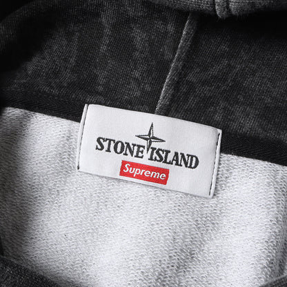 23AW ×STONE ISLAND スパイダーウェブ柄 スウェット パーカー(Hooded Sweatshirt)
