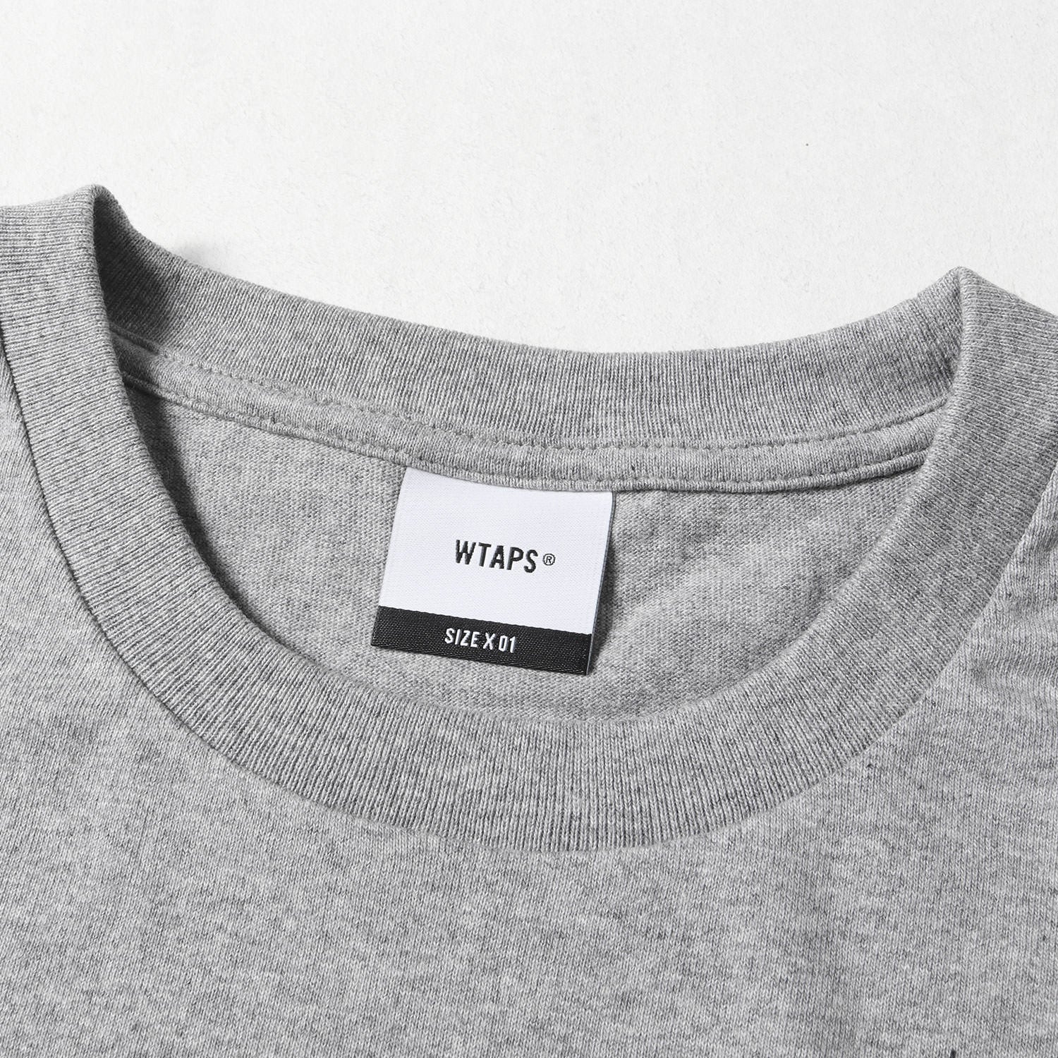 WTAPS (ダブルタップス) 23AW カレッジロゴ ロングスリーブ Tシャツ 