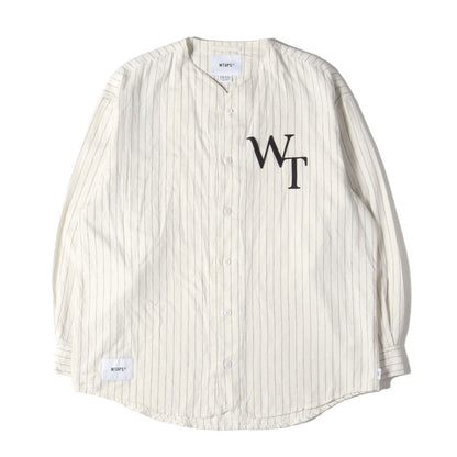 WTAPS (ダブルタップス) 22SS ストライプ フランネル ベースボール 