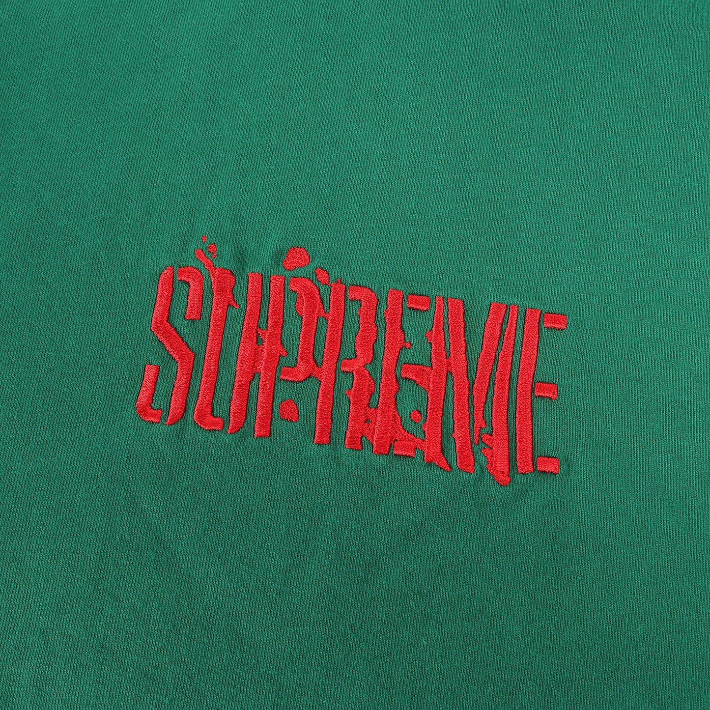 21SS スプラッターロゴ刺繍 Tシャツ(Splatter S/S Top)