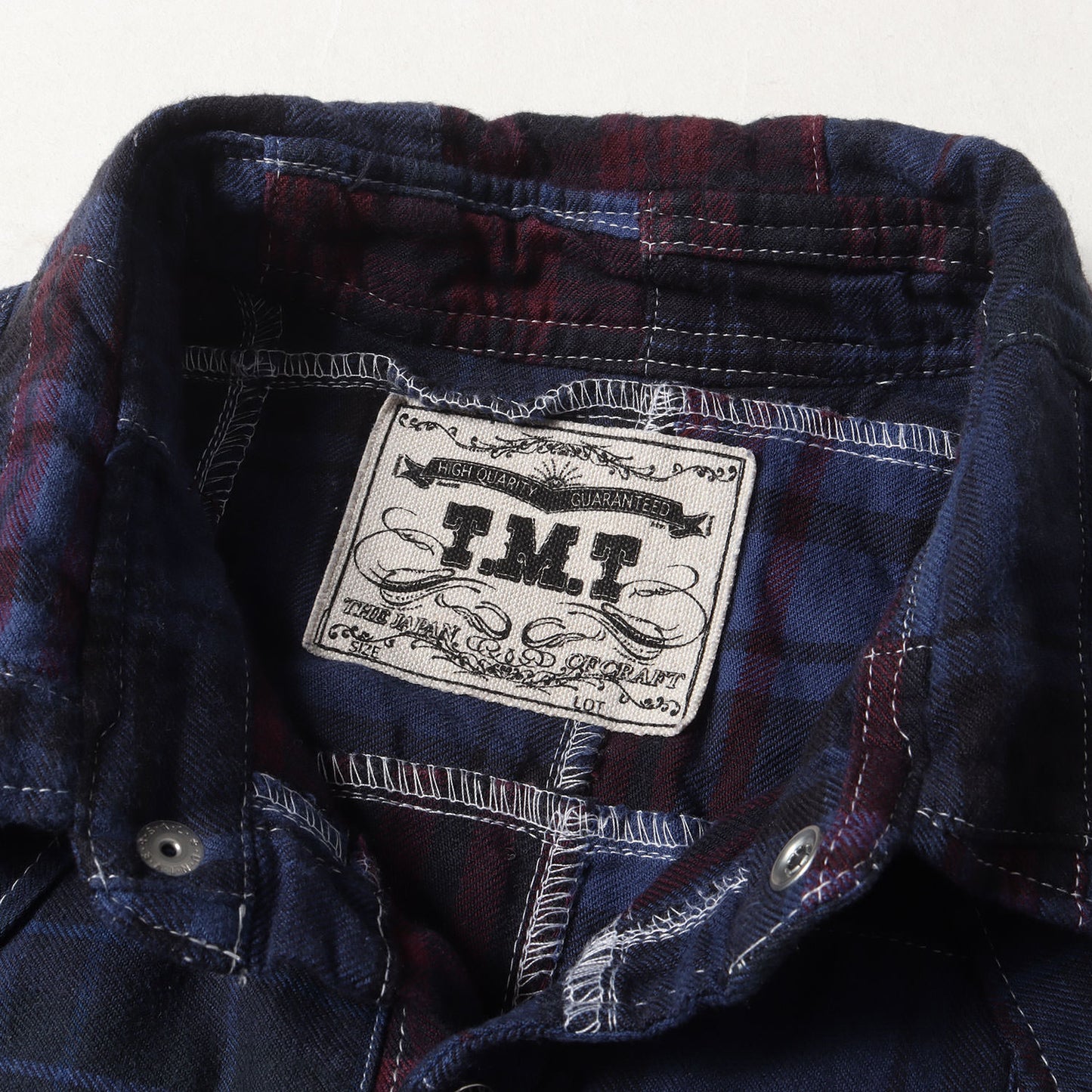 パッチワーク チェック ウエスタン フランネルシャツ(PATCHWORK CHECK SHIRTS)