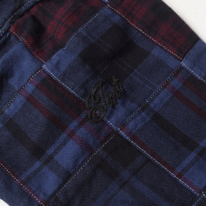 パッチワーク チェック ウエスタン フランネルシャツ(PATCHWORK CHECK SHIRTS)